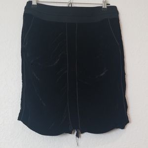 3/$20 BCBG velvet black skirt